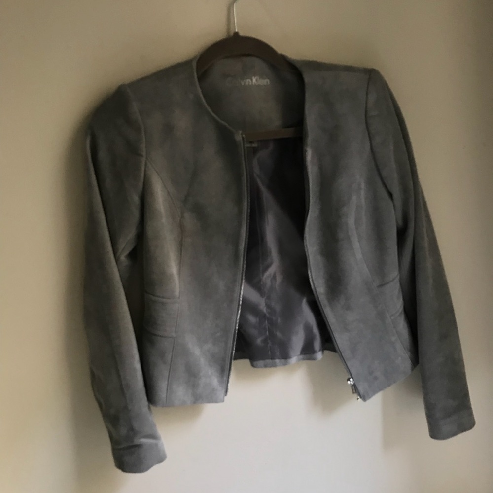 Calvin Klein grey blazer